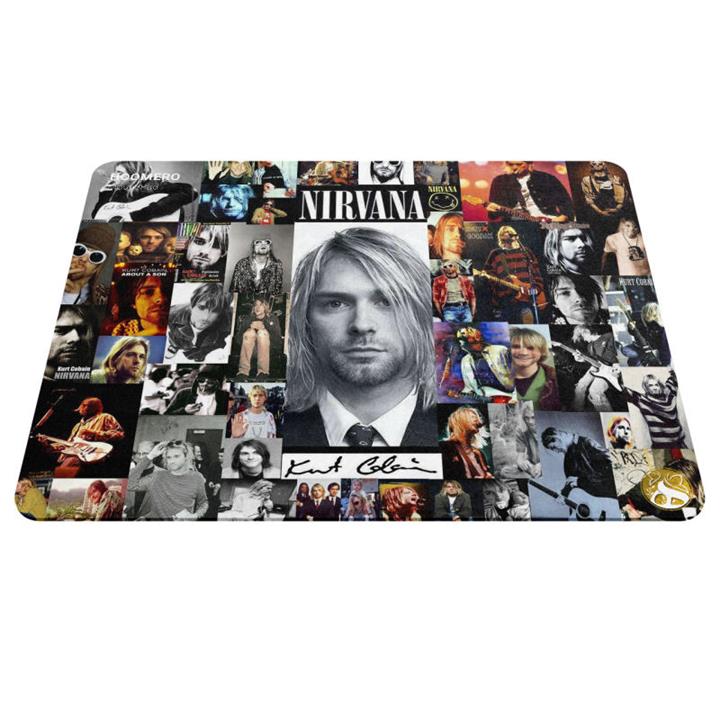 ماوس پد هومرو مدل A6054 طرح گروه راک نیروانا Hoomero Rock band Nirvana A6054 Mousepad